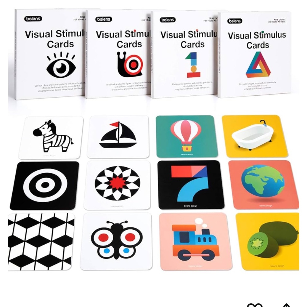 New Beiens High Contrast Baby Flashcard